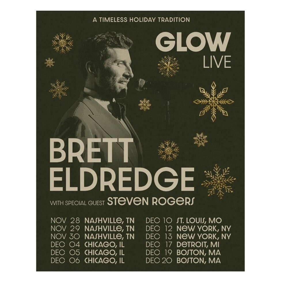 Brett Eldredge 2025-2026 – GLOW Live Poster 165